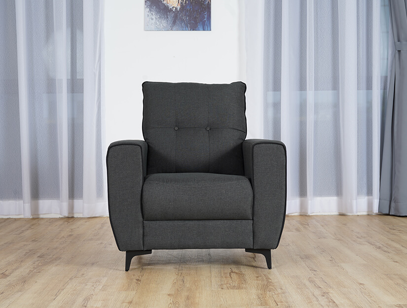 Minimalist armchair. Perfect for modern homes. 