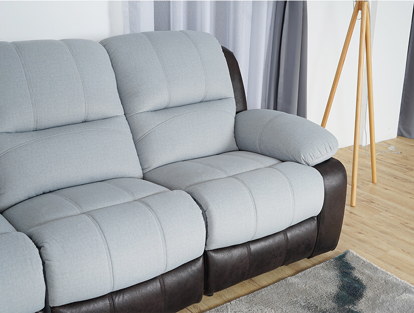 Pet-friendly sofa. Water & stain resistant. Hi-tech fabric has a texture akin to genuine leather. Durable & comfortable.