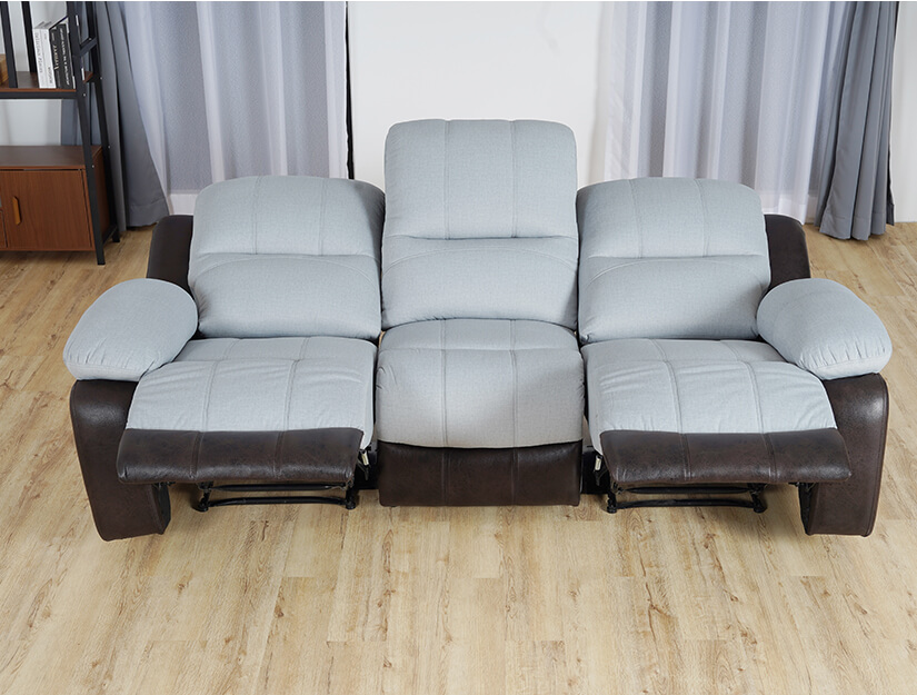 Equipped with high quality manual recliner mechanism. Convenient & comfortable.