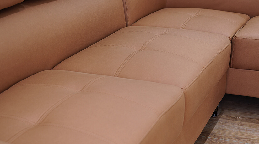 Firm cushions with elegant bun tufting. Do not sink or sag. Timeless & durable design.