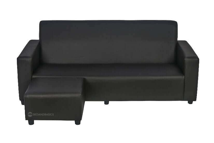 Made with simple, sleek lines and a classic design, the Tess L-Shaped Sofa is a versatile, industrial-modern furniture.