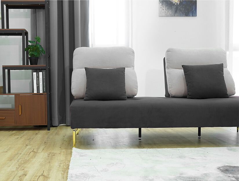 2 seater loveseat sofa. Beautiful dual-toned design. 