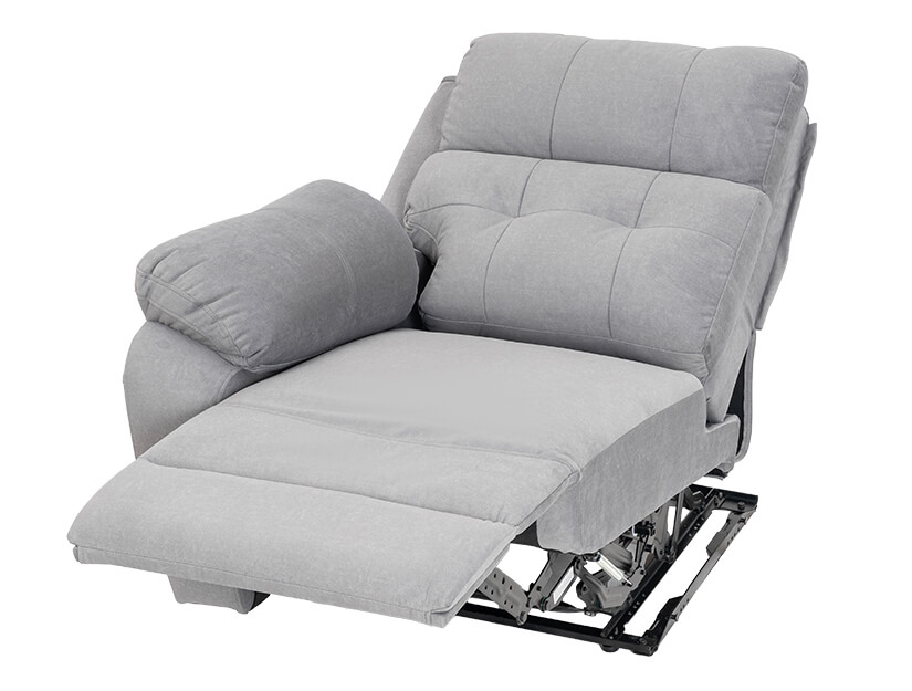 Wide and spacious seat. High density foam cushions. No sinking or sagging. Comfortable and supportive.