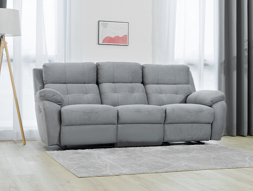 Minimalist and elegant 3 seater modular sofa. Timeless classic.