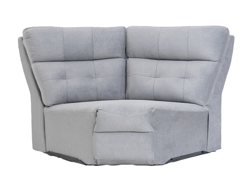 Minimalist corner sofa design. Best paired with the Victoria Modular Recliner Sofa.