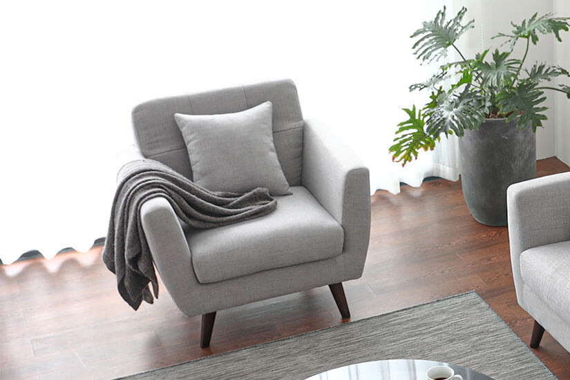 Crafted with solid eucalyptus wood frame, the Willow armchair is built to last.