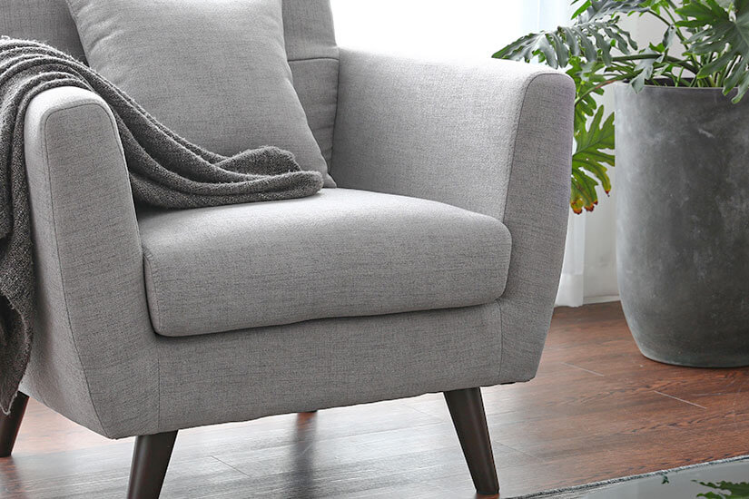 Tall, cushioned armrests for added comfort and premium feel. 