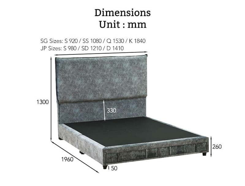 Lykka Drawer Bed Dimensions