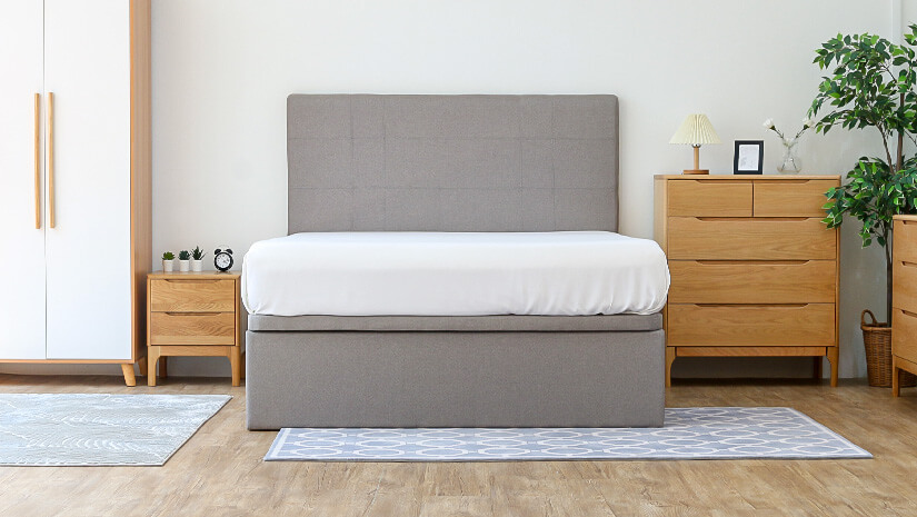 Divan style storage bed. Effortlessly complements your bedroom.