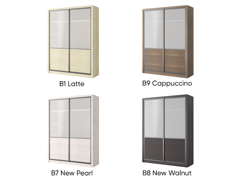 Choose the wood colour of your choice from 4 modern shades.