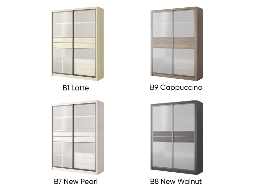 Choose the wood colour of your choice from 4 modern shades.