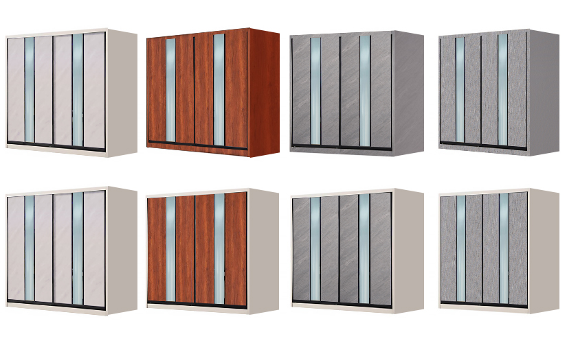 Choose the frame colour of the wardrobe according to your preference. 