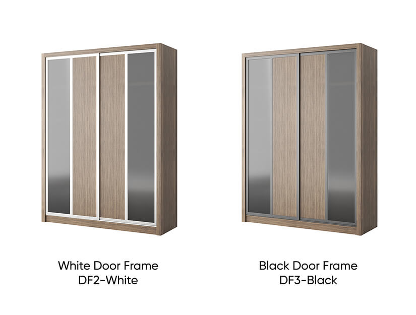 Choose your metal frame from 2 versatile shades.