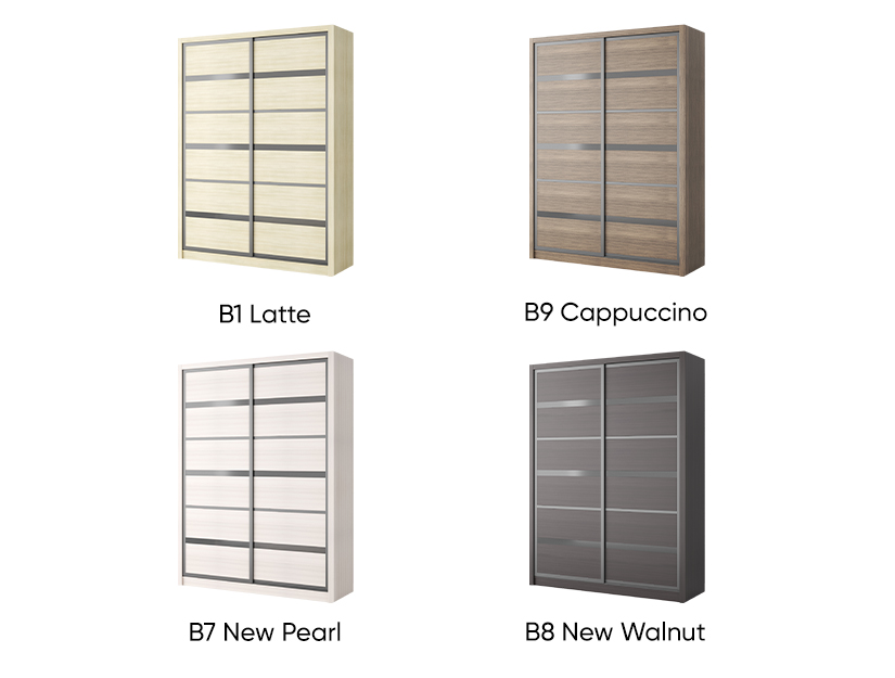 Choose your wood colour from 4 modern shades.
