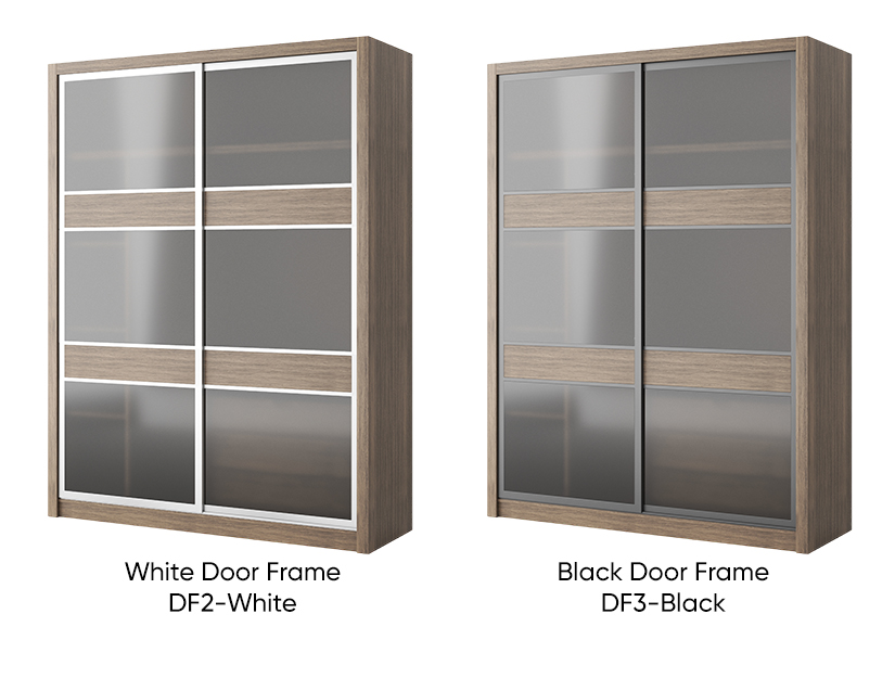 Choose your metal frame from 2 versatile shades.