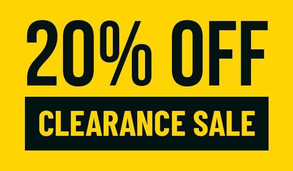 20% Off Clearance Sale