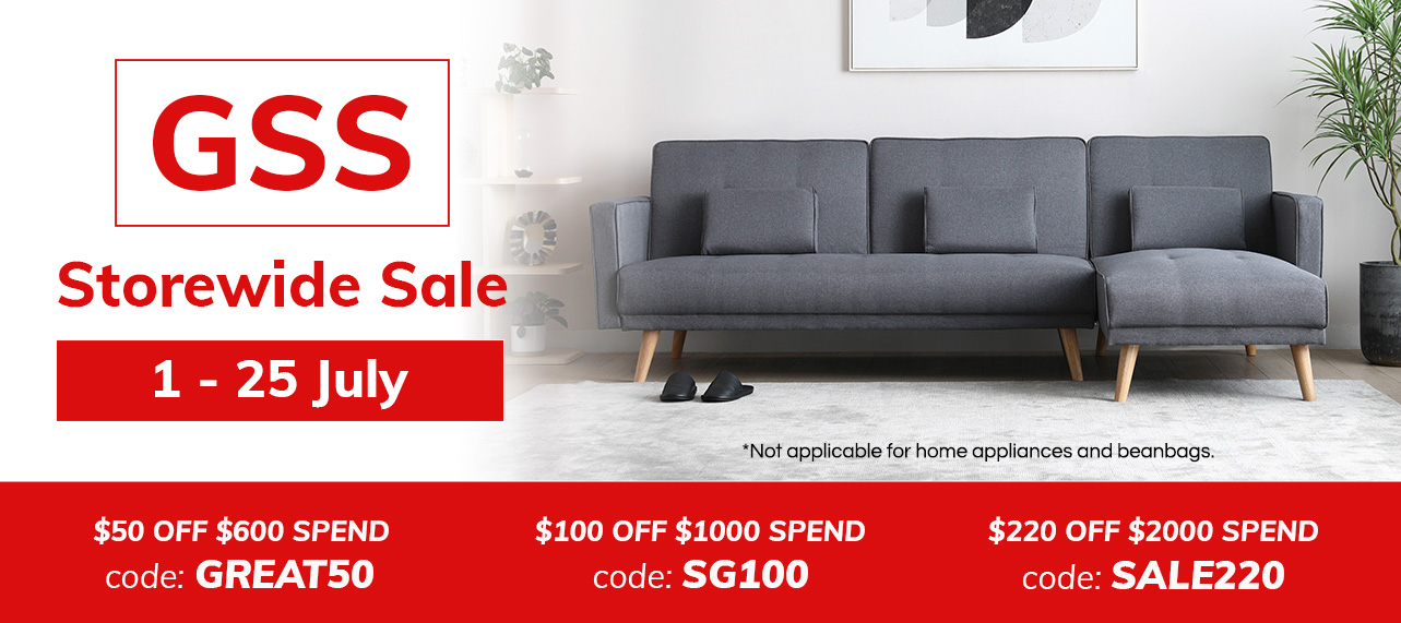 Great Singapore Sale Now On! Enjoy Storewide Discounts of up to $220.
