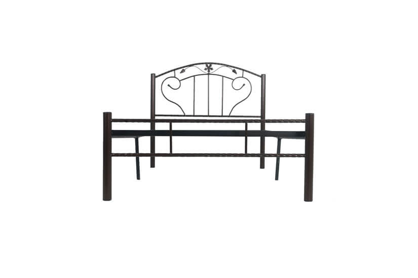Available in Brass Hammertone color, the Becca Metal Bed Frame will be a stylish additional to your bedroom.