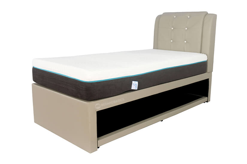 Designed for lasting durability, it comes with a convenient trundle bed that is perfect for rooms with space constraints.